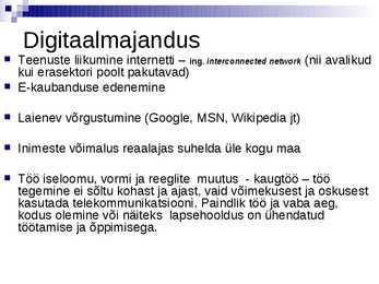 1 Teema-- Nüüdisühiskonna kujunemine ja tunnused #16