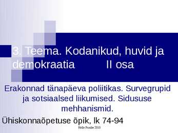 Kodanikud-huvid ja demokraatia-lk 60-95