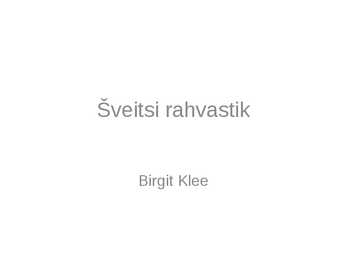 Šveitsi rahvastik ja linnastumine