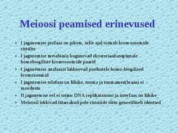 Paljunemine ja areng #16