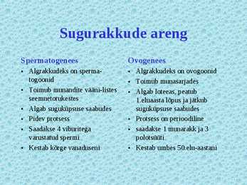 Paljunemine ja areng #17