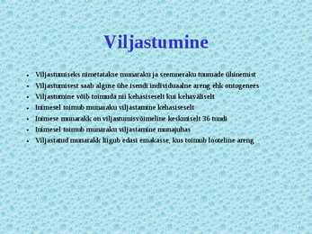 Paljunemine ja areng #18