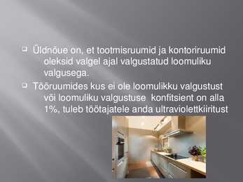 Valgustusnõuded valgustusele #4