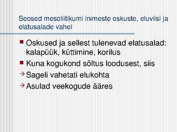 Muinasaeg-arheoloogilised kultuurid #13
