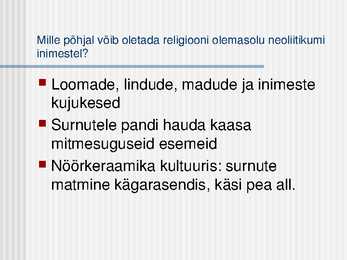 Muinasaeg-arheoloogilised kultuurid #19