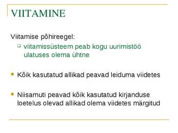Soovitusi uurimustööks #19