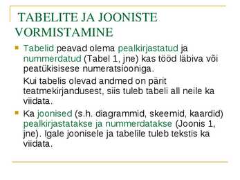 Soovitusi uurimustööks #26