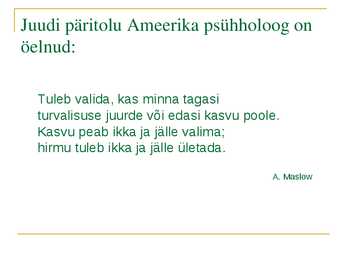 Soovitusi uurimustööks #33