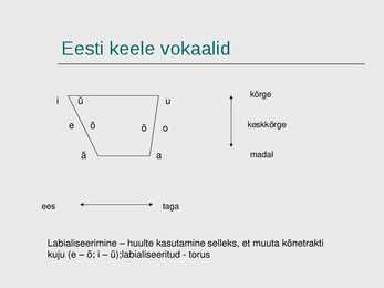 Hääliku süsteemid #5