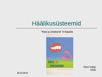 Hääliku süsteemid