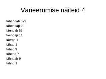 Eesti keele allkeeled literatsioon #11