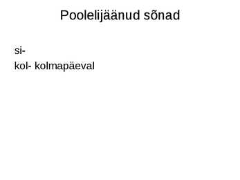 Eesti keele allkeeled literatsioon #16