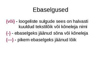 Eesti keele allkeeled literatsioon #18