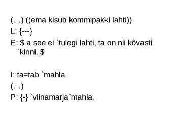 Eesti keele allkeeled literatsioon #19