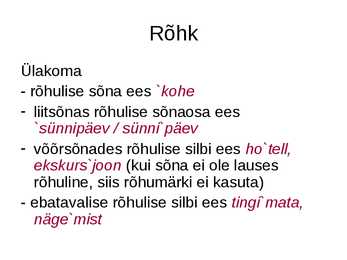 Eesti keele allkeeled literatsioon #24