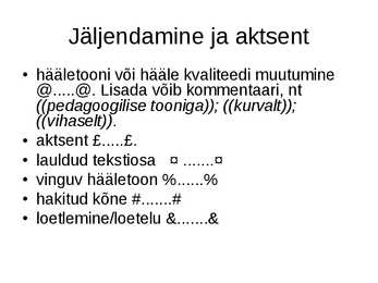 Eesti keele allkeeled literatsioon #28