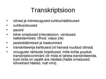 Eesti keele allkeeled literatsioon #4