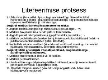 Eesti keele allkeeled literatsioon #32