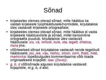Eesti keele allkeeled literatsioon #6