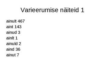 Eesti keele allkeeled literatsioon #8
