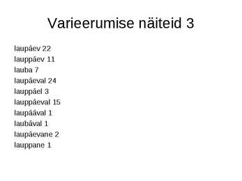 Eesti keele allkeeled literatsioon #10