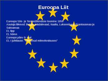 Eesti Ühinemine Euroopa Liiduga #2