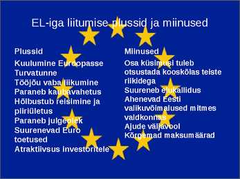 Eesti Ühinemine Euroopa Liiduga #6