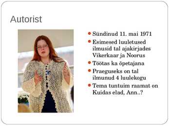 Kuidas elad Ann #6