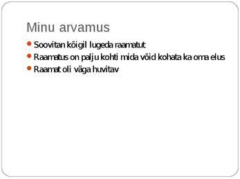 Kuidas elad Ann #7
