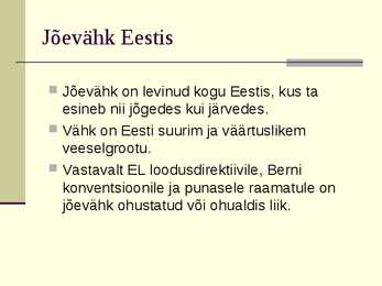 Jõevähi arvukuse muutus Eestis #4