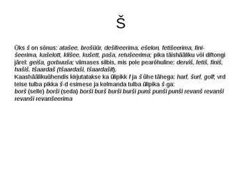 Sissejuhatus ortograafiasse #13