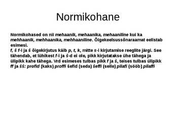 Sissejuhatus ortograafiasse #10