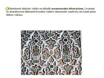 Islami kunsti ja kultuuri esitlus #19