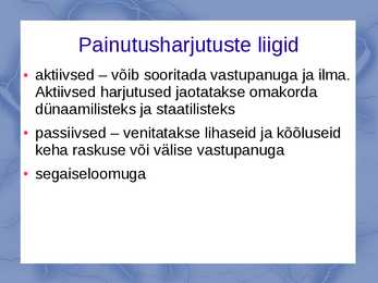 Painduvus ja selle arendamine #13