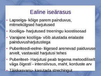 Painduvus ja selle arendamine #14