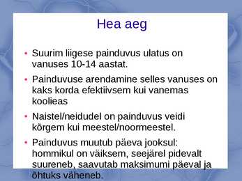 Painduvus ja selle arendamine #6