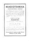 Raadiotehnika ajakiri detsember 1935 #43