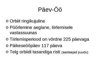 Veenus - presentatisioon #3