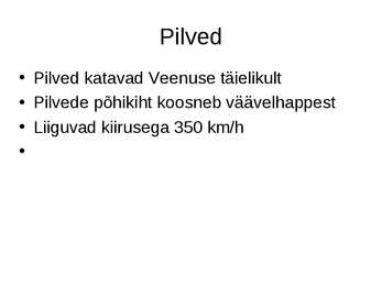 Veenus - presentatisioon #7