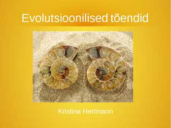 Evolutsiooni tõendid