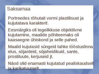 KUNSTI ARENG AASTATEL 1918-1939 #8