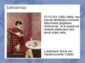 KUNSTI ARENG AASTATEL 1918-1939 #9
