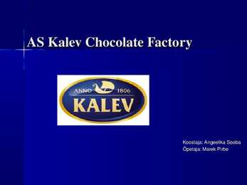 AS Kalev- esitlus