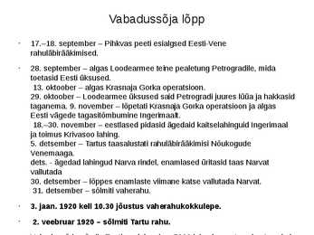 Eesti Vabadussõda #11