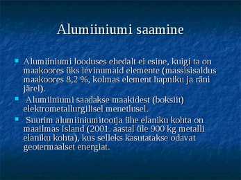 Alumiinium #4