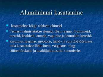 Alumiinium #5