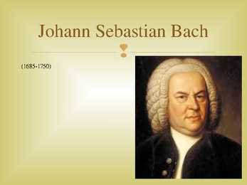 Johann Sebastian Bach #2