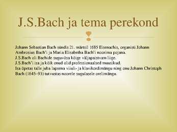 Johann Sebastian Bach #3