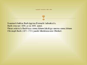 Johann Sebastian Bach #4