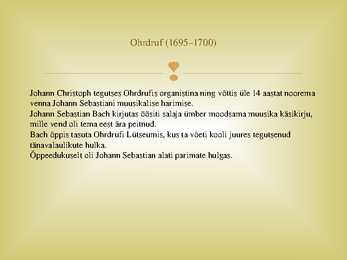 Johann Sebastian Bach #5